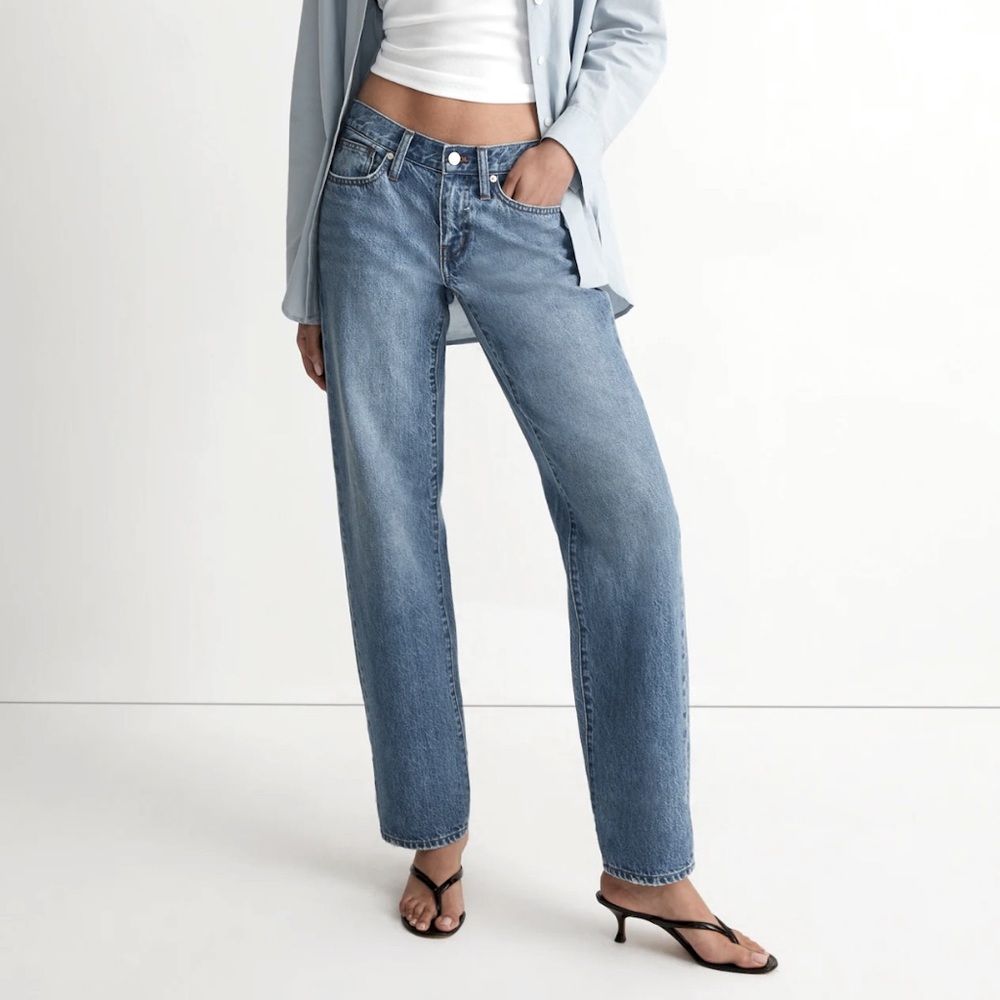 Madewell Low-rise Baggy Straight Jean